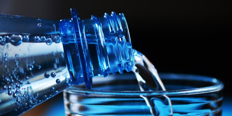 functional beverage being poured into a glass