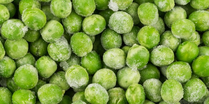 frozen peas