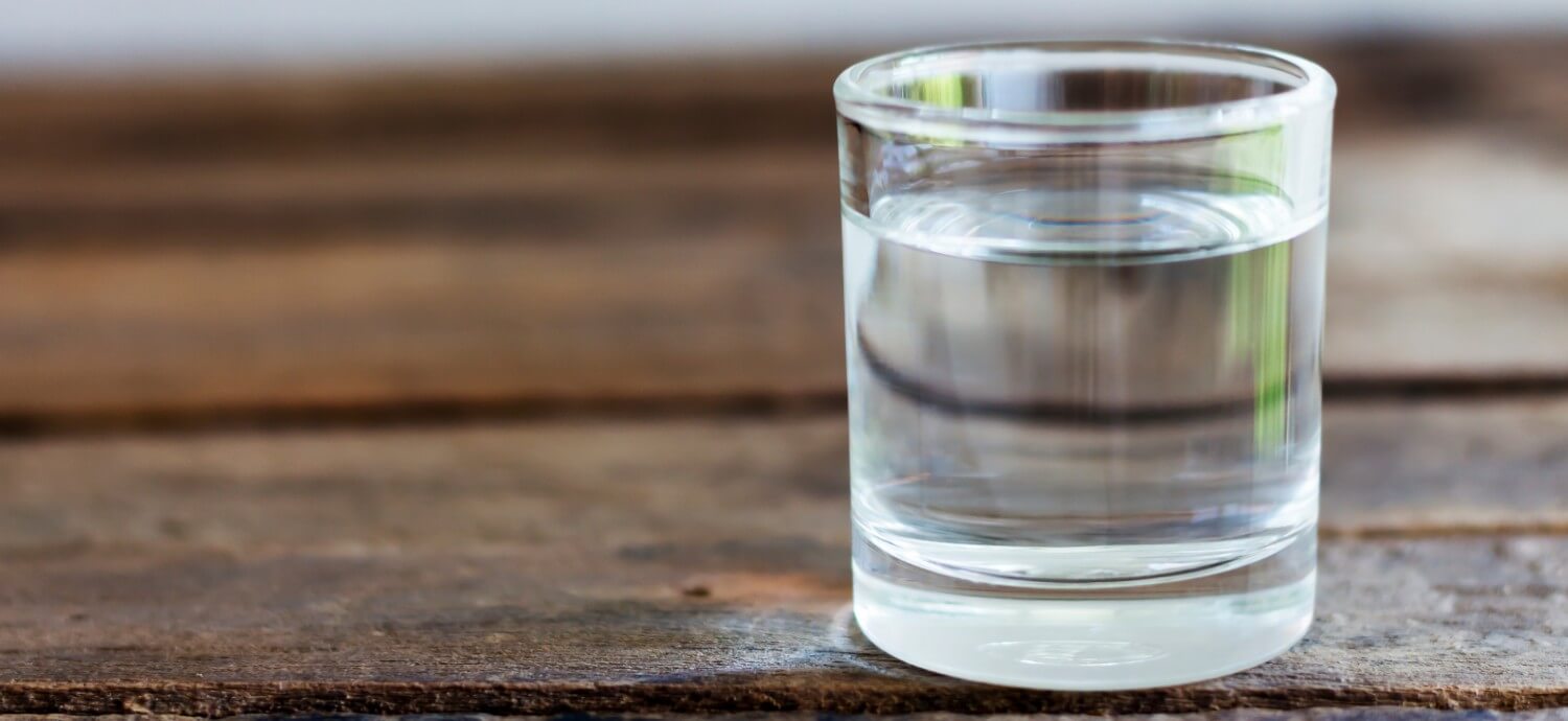 glass of water