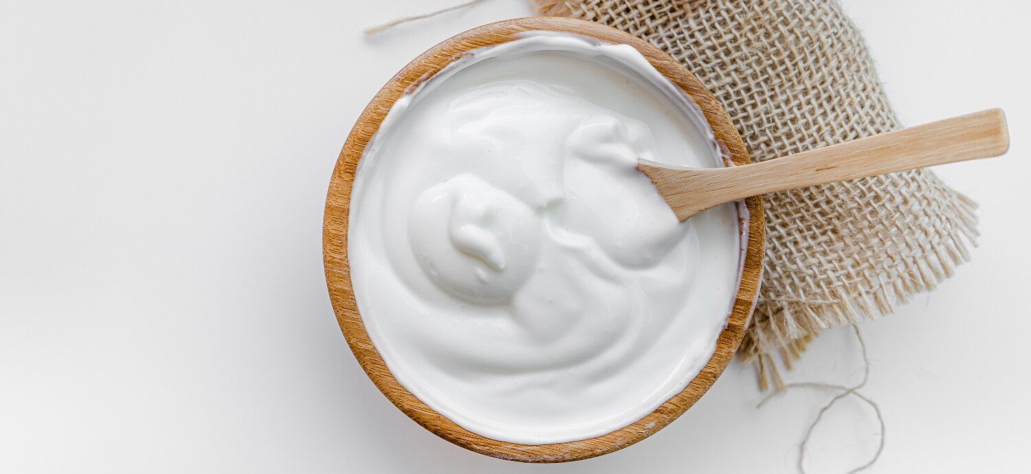 Yogurt that contains biotin