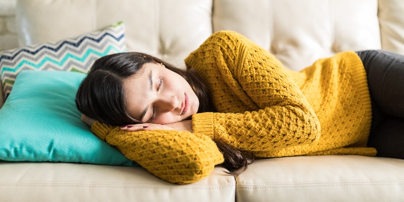 sleep health support taking a nap autumn fall seasonal