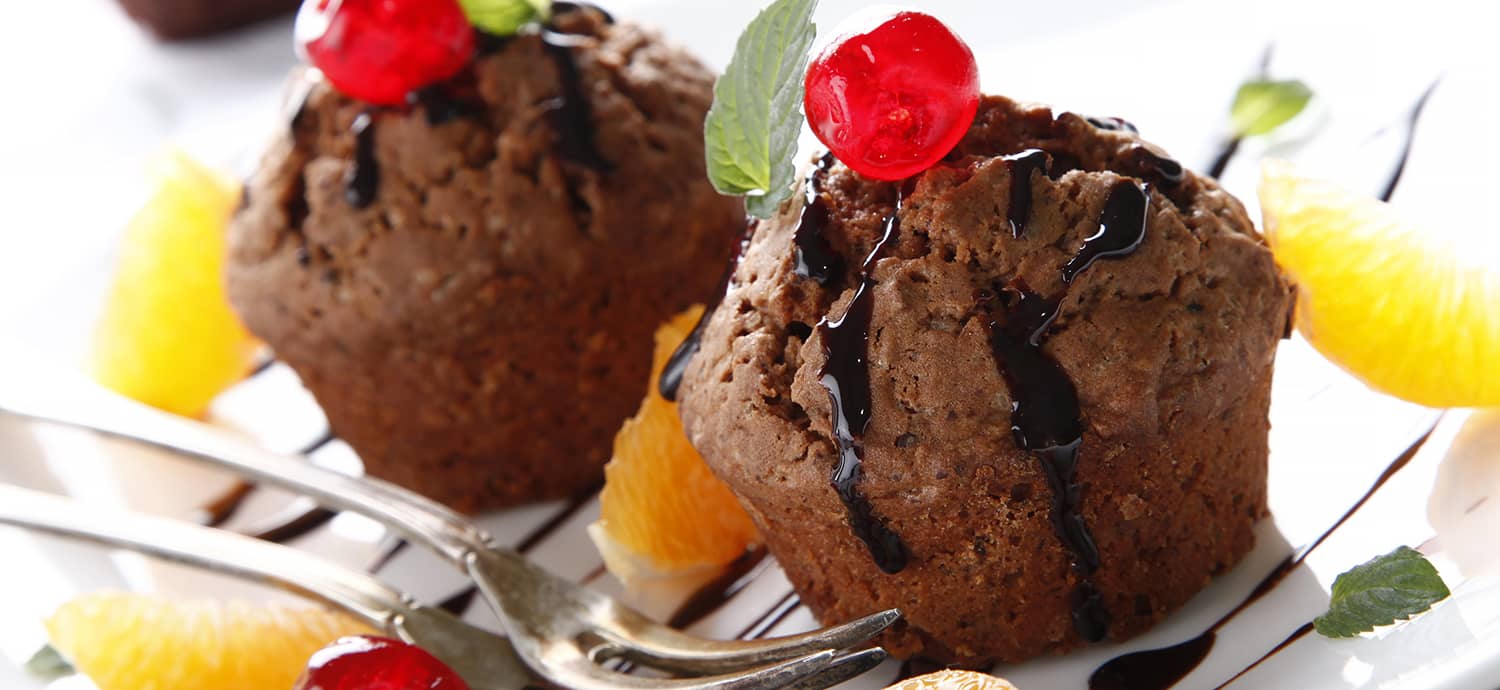 Cherry Chocolate Protein Muffins Recipe