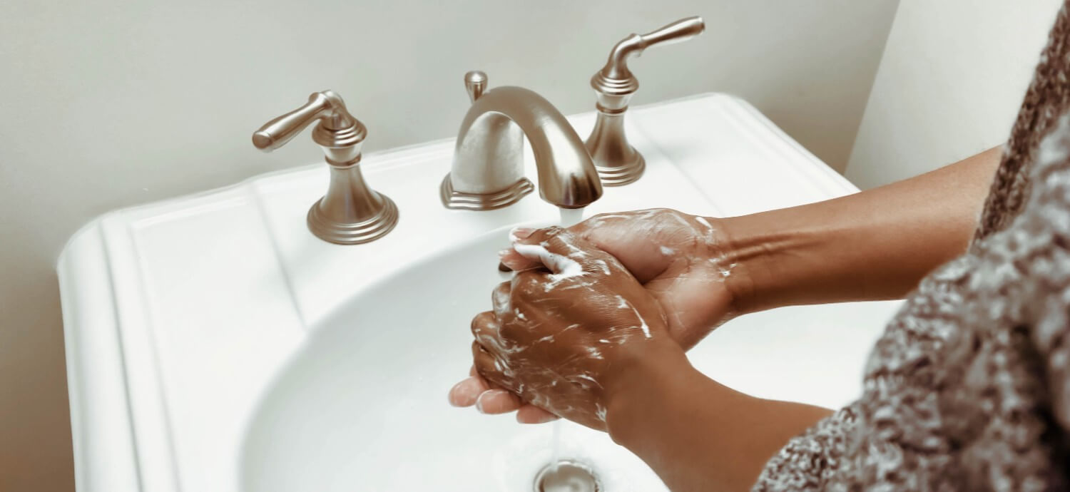 Washing hands to support immune health