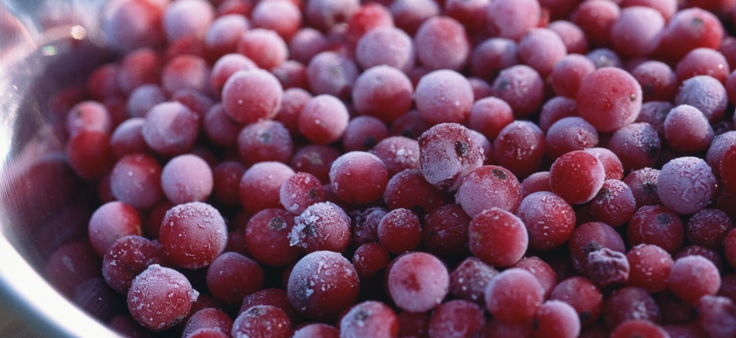 frozen cranberries