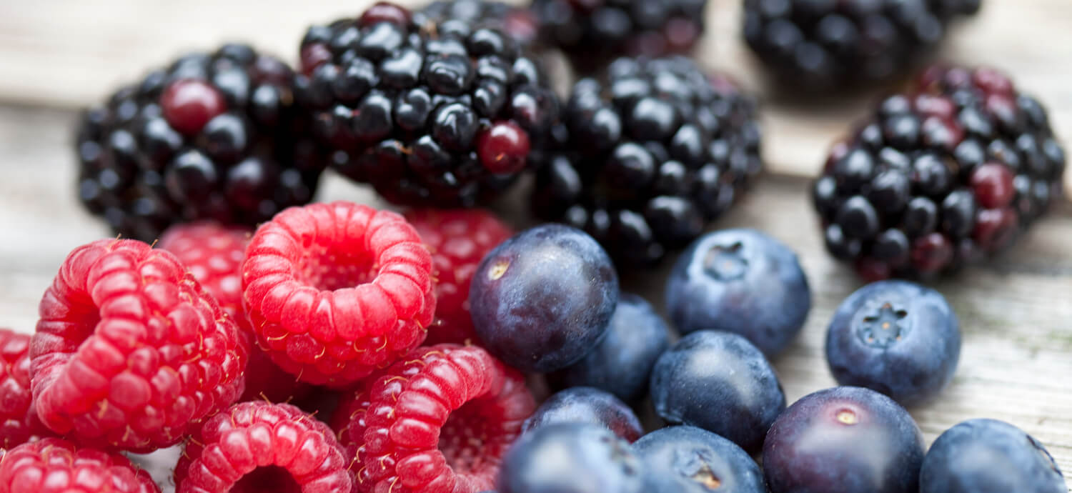 Blueberries, raspberries, blackberries food sources of zinc